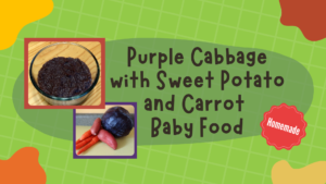 Purple Cabbage with Sweet Potato and Carrot Baby Food